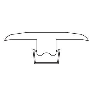 Tarkett™ 8791175 Profile Przejściowe Z Drewna Litego Threshold 44X12 8-12Mm - Profil - 2000 mm - 12 mm