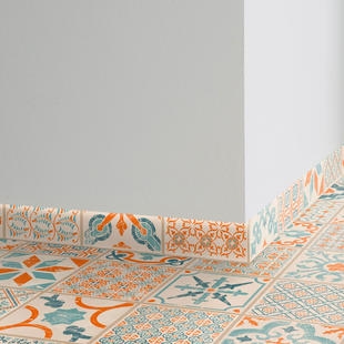 Tarkett™ 26640731 Listwy Ozdobne Pcv/Pcw Do Lvt Retro Orange Blue - Listwa - 2020 mm - 60 mm