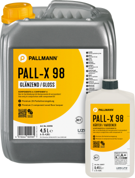 PALLMANN PALL-X 98 2K połysk 4.95 l 2-składnikowy  poliuretanowy lakier nawierzchniowy do podłóg intensywnie użytkowanych