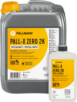 PALLMANN PALL-X ZERO 2K mat specjalny 5 l + 5 l Ekologiczny  matowy lakier 2-składnikowy do bardzo silnie obciążonych podłóg drewnianych