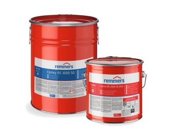 REMMERS Epoxy BS 3000 SG szary kamienny - 25 kg - Wodne pigmentowane zamknięcie o jedwabistym połysku