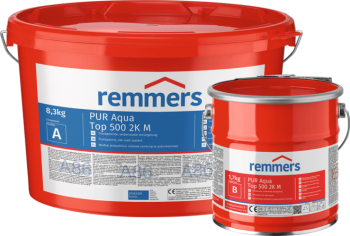 REMMERS Top PUR Aqua ​Top 500 2K M - 10 kg - Przezroczysta jedwabiście matowa powłoka zamykająca