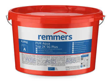 REMMERS Top PUR Aqua ​Top 2K SG Plus - 10 kg - Antypoślizgowa powłoka zamykająca o jedwabistym połysku