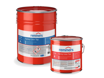 REMMERS Epoxy Color Top szary kamienny (zbliżony do RAL 7030) - 10 kg - Pigmentowana powłoka utrwalająca