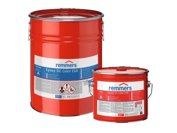 REMMERS Epoxy SIC Color ESD kolory niestandardowe od 100 kg - 25 kg - Powłoka ESD z twardym ziarnem