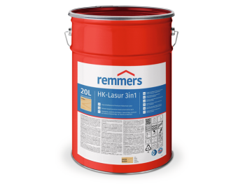 REMMERS Impregnat lazurujący HK-Lazura 3w1 sosna (RC-270) - 10 l - Impregnat powłoka gruntująca i lazura klasy premium Do drewna stosowanego na otwartej przestrzeni