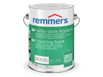 REMMERS Farba silnie kryjąca czerwonobrązowy - 5 l - Odporna na wpływ czynników atmosferycznych do drewna rynien dachowych i blach cynkowych