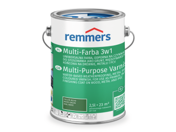REMMERS Multi-Farba 3w1 biały (RAL 9016) - 0,75 l - Uniwersalna farba odporna na czynniki atmosferyczne Do stosowania jako grunt międzywarstwa i powłoka końcowa na drewnie metalu i PCV