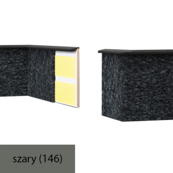 Listwa przypodłogowa Doellken Ts100 Szary 2,575m