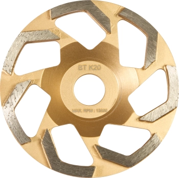 WOLFF Tarcza szlifierska 125mm E S K 20 czarna