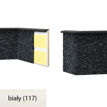 Listwa przypodłogowa Doellken Ts100 Biały 2,575m