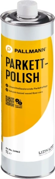 PALLMANN PARKETT POLISH 1 l Uniwersalna emulsja pielęgnująca do podłóg drewnianych (lakierowanych i olejowanych)