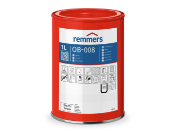 REMMERS OB-008-Ölbeize intensywna biel (RC 995) - 1 l - Oparta na oleju lnianym bejca rozpuszczalnikowa o bardzo długim czasie otwartym