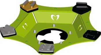 WOLFF Ninja komplet z segmentami D S BT K20 gold