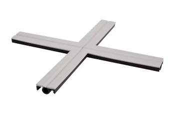 Schlüter STRKSG20K/SG wkładka krzyżowa (200 mm x 200 mm) DILEX-KSBT Szary kamienny - 200 mm - 20 mm