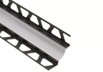Schlüter STRHKWU9/O9PG Profil wklęsły do narożników wewnętrznych ścian DILEX-HKW Szary pastelowy - 2500 mm - 9 mm