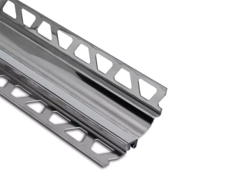 Schlüter STRHKSV2AU12/O9PG Wklęsły profil dylatacyjny ze stali nierdzewnej DILEX-HKS Szary pastelowy - 2500 mm - 12.5 mm - 0.8 mm