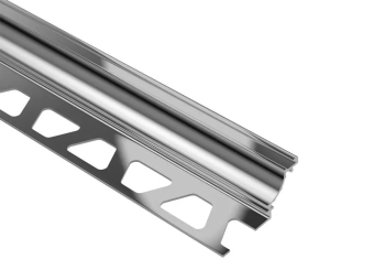 Schlüter STRAHK1S100ACG Profil wklęsły z anodowanego aluminium DILEX-AHK Aluminium anodowane – chrom połysk - 2500 mm - 10 mm