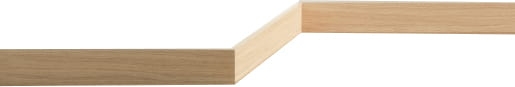 Quick-Step Listwa przypodłogowa MDF  Naturalny orzech biały 2400 x 14 x 77 mm