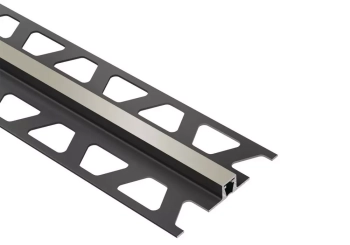 Schlüter STRBWB80G Profil dylatacyjny z tworzywa sztucznego DILEX-BWB Szary - 2500 mm - 10 mm - 8 mm
