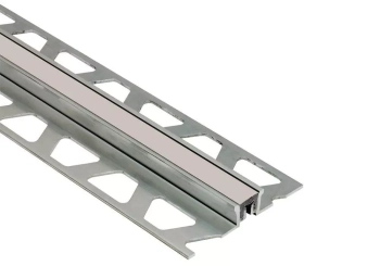 Schlüter STRAKSN100SG Profil dylatacyjny chroniący krawędzie okładziny DILEX-KS Szary kamienny - 2500 mm - 15 mm - 10 mm
