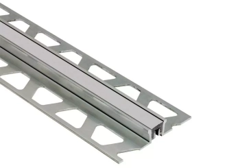 Schlüter STRAKSN140PG Profil dylatacyjny chroniący krawędzie okładziny DILEX-KS Szary pastelowy - 2500 mm - 15 mm - 14 mm