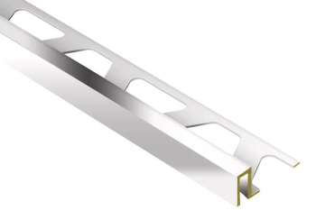 Schlüter STRMC125D Profil maskujący do dekoracyjnego kształtowania spoin DECO Mosiądz chromowany - 2500 mm - 6 mm - 12.5 mm