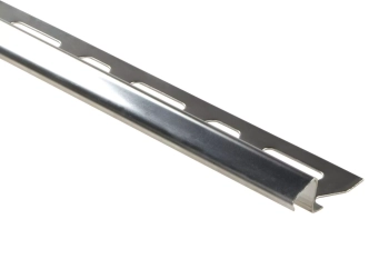 Schlüter STRDE100ES Profil zakończeniowy do narożników zewnętrznych ścian pod kątem 135st DECO-DE Stal nierdzewna - 2500 mm - 10 mm - 0.8 mm