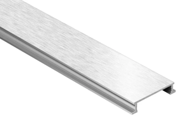 Schlüter STRDL625ACGB  Profil bordiurowy do kształtowania okładzin ściennych  DESIGNLINE Aluminium anodowane – chrom szczotkowany - 2500 mm - 25 mm - 6 mm