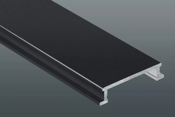 Schlüter STRDL625MGS  Profil bordiurowy do kształtowania okładzin ściennych  DESIGNLINE Grafitowoczarny matowy - 2500 mm - 25 mm - 6 mm