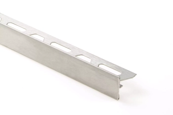 Schlüter STRSS125EB11 Dekoracyjny profil do ochrony krawędzi bez ogranicznika spoiny SCHIENE-STEP-EB Stal nierdzewna szczotkowana - 2500 mm - 24 mm - 12.5 mm - 0.8 mm