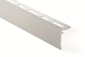 Schlüter STRSS90EB30 Dekoracyjny profil do ochrony krawędzi bez ogranicznika spoiny SCHIENE-STEP-EB Stal nierdzewna szczotkowana - 2500 mm - 40 mm - 9 mm - 0.8 mm