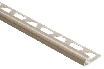 Schlüter STRRO80TSB/300 Profil zakończeniowy z powłoką strukturalną TRENDLINE RONDEC-TS Aluminium z powłoką strukturalną beżowe - 3000 mm - 8 mm