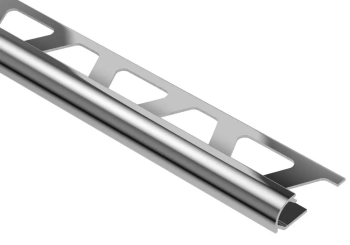 Schlüter STRRO100ACG Zaokrąglony profil wykończeniowy z anodowanego aluminium RONDEC-A Aluminium anodowane – chrom połysk - 2500 mm - 10 mm