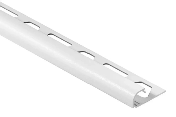 Schlüter STRRO110MBW Profil zakończeniowy z barwnie powlekanego aluminium RONDEC-AC Biel brylantowa matowa - 2500 mm - 11 mm