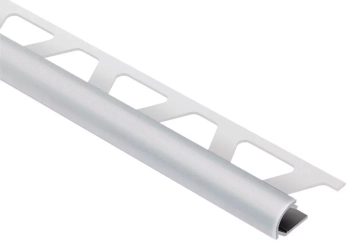 Schlüter STRRO60HG Profil zakończeniowy z barwnie powlekanego aluminium RONDEC-AC Jasnoszary - 2500 mm - 6 mm