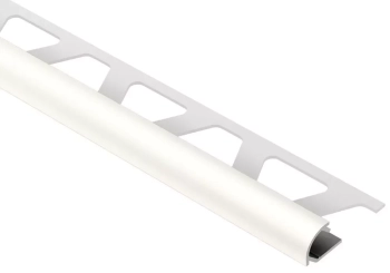 Schlüter STRRO60W/300 Profil zakończeniowy z barwnie powlekanego aluminium RONDEC-AC Biały - 3000 mm - 6 mm
