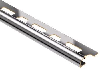 Schlüter STRRO60MC Zaokrąglony profil zakończeniowy z chromowanego mosiądzu RONDEC-MC Mosiądz chromowany - 2500 mm - 6 mm - 0.8 mm