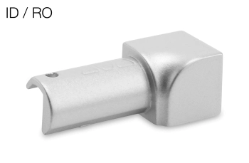 Schlüter STRID/RO110AE Narożnik wewnętrzny 90st, imitacja metalowego odlewu ciśnieniowego RONDEC-A Aluminium anodowane – naturalne matowe - 11 mm