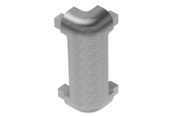 Schlüter STRE90RC125ACGB39 Narożnik zewnętrzny 90st RONDEC-STEP-CT Aluminium anodowane – chrom szczotkowany - 52.5 mm - 12.5 mm