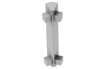 Schlüter STRI135RC125AE39 Narożnik wewnętrzny 135st RONDEC-STEP-CT Aluminium anodowane – naturalne matowe - 52.5 mm - 12.5 mm