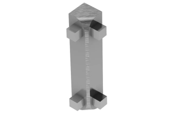 Schlüter STRI90RC125ACGB39 Narożnik wewnętrzny 90st RONDEC-STEP-CT Aluminium anodowane – chrom szczotkowany - 52.5 mm - 12.5 mm
