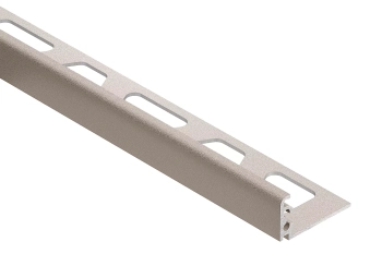 Schlüter STRJ125TSC Profil zakończeniowy z powłoką strukturalną TRENDLINE JOLLY-TS Aluminium z powłoką strukturalną kremowe - 2500 mm - 12.5 mm