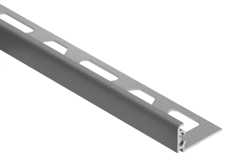Schlüter STRJ125TSG/300 Profil zakończeniowy z powłoką strukturalną TRENDLINE JOLLY-TS Aluminium z powłoką strukturalną szare - 3000 mm - 12.5 mm