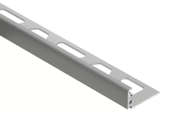 Schlüter STRJ140TSSG Profil zakończeniowy z powłoką strukturalną TRENDLINE JOLLY-TS Aluminium z powłoką strukturalną szary kamienny - 2500 mm - 14 mm