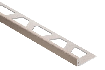 Schlüter STRJ60TSC Profil zakończeniowy z powłoką strukturalną TRENDLINE JOLLY-TS Aluminium z powłoką strukturalną kremowe - 2500 mm - 6 mm