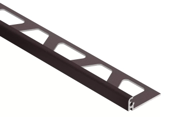 Schlüter STRJ60TSOB Profil zakończeniowy z powłoką strukturalną TRENDLINE JOLLY-TS Aluminium z powłoką strukturalną brąz - 2500 mm - 6 mm
