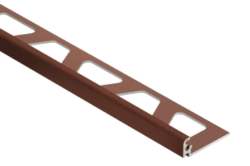Schlüter STRJ60TSR Profil zakończeniowy z powłoką strukturalną TRENDLINE JOLLY-TS Aluminium z powłoką strukturalną rdzawy - 2500 mm - 6 mm