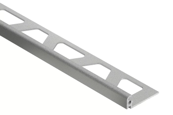 Schlüter STRJ60TSSG Profil zakończeniowy z powłoką strukturalną TRENDLINE JOLLY-TS Aluminium z powłoką strukturalną szary kamienny - 2500 mm - 6 mm