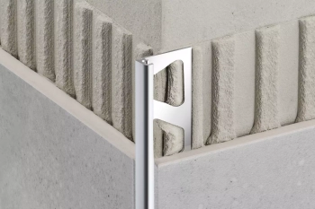 Schlüter STRJ100ACGB Profil wykończeniowy z anodowanego aluminium JOLLY-AE Aluminium anodowane – chrom szczotkowany - 2500 mm - 10 mm
